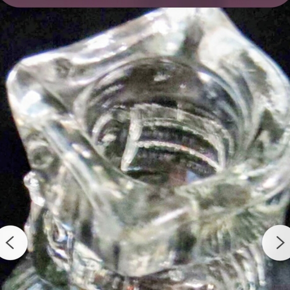 Clear Glass Bottle with Unique Design - Picture 8 of 9